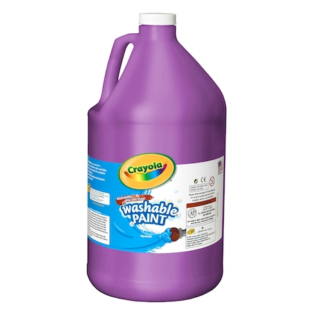 Crayola Washable Paint, Violet, Gallon 5421285040